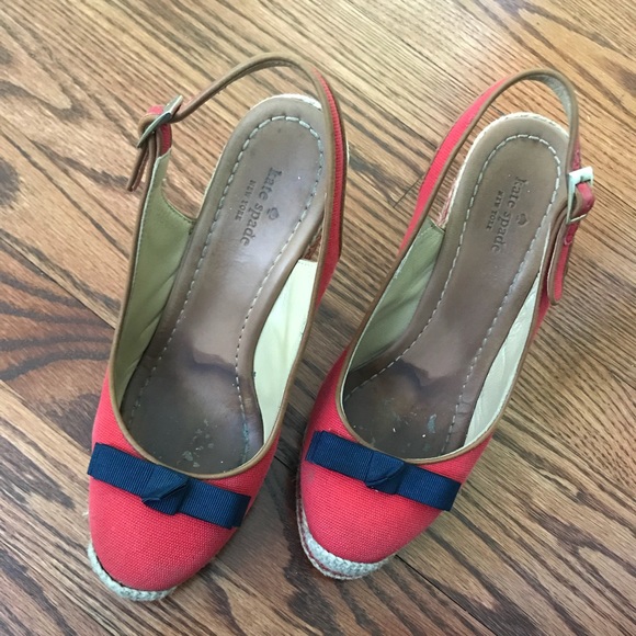 KATE SPADE New York Espadrille Wedges - Sz 8 - Picture 2 of 6
